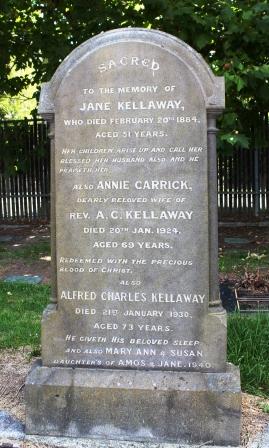 Jane Kellaway Gravestone