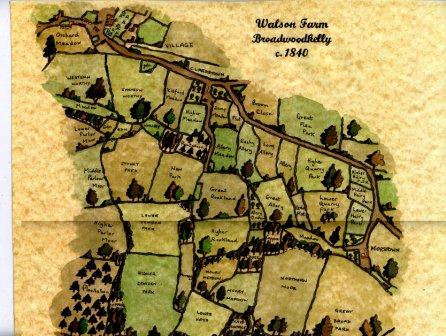 Broadwoodkelly Map