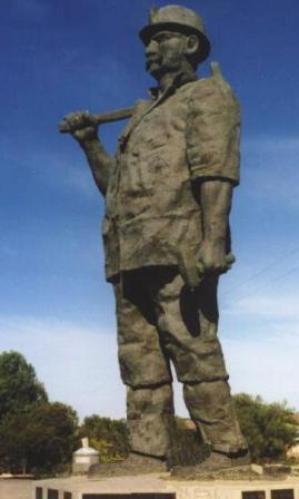 Statue to The Cornish Miner